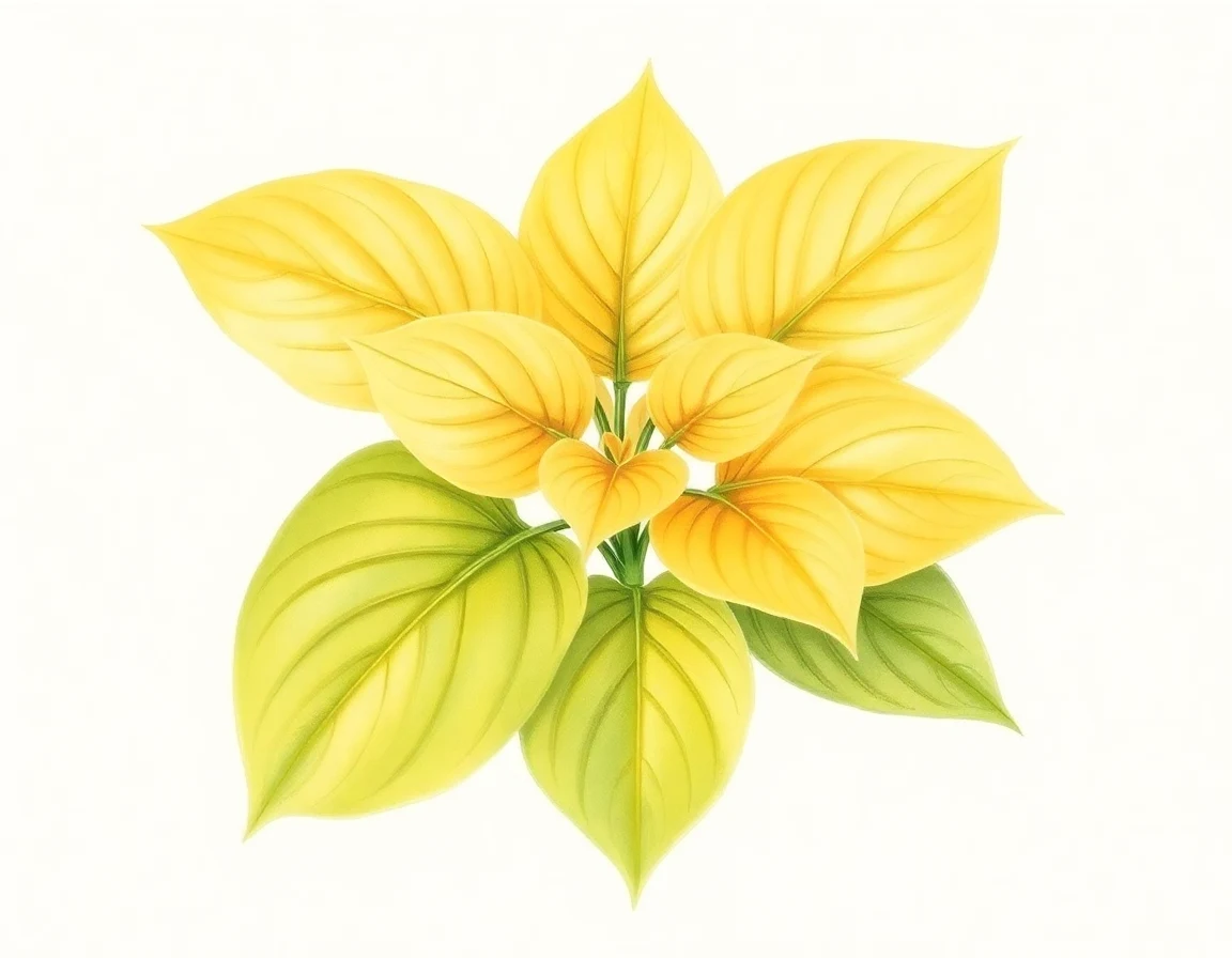 Watercolor illustration of Hosta 'Jack and Margaret's Keynote'