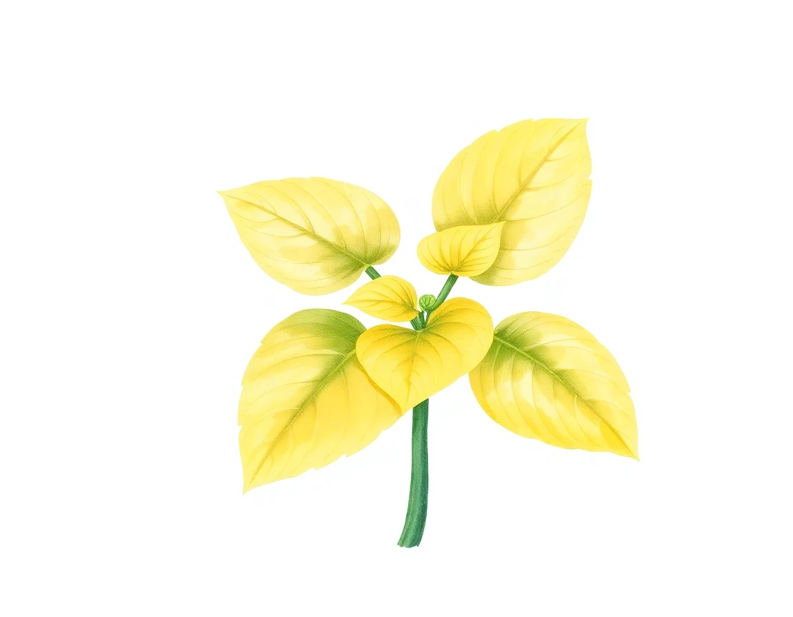 Watercolor illustration of Hosta 'Joe the Plumber'