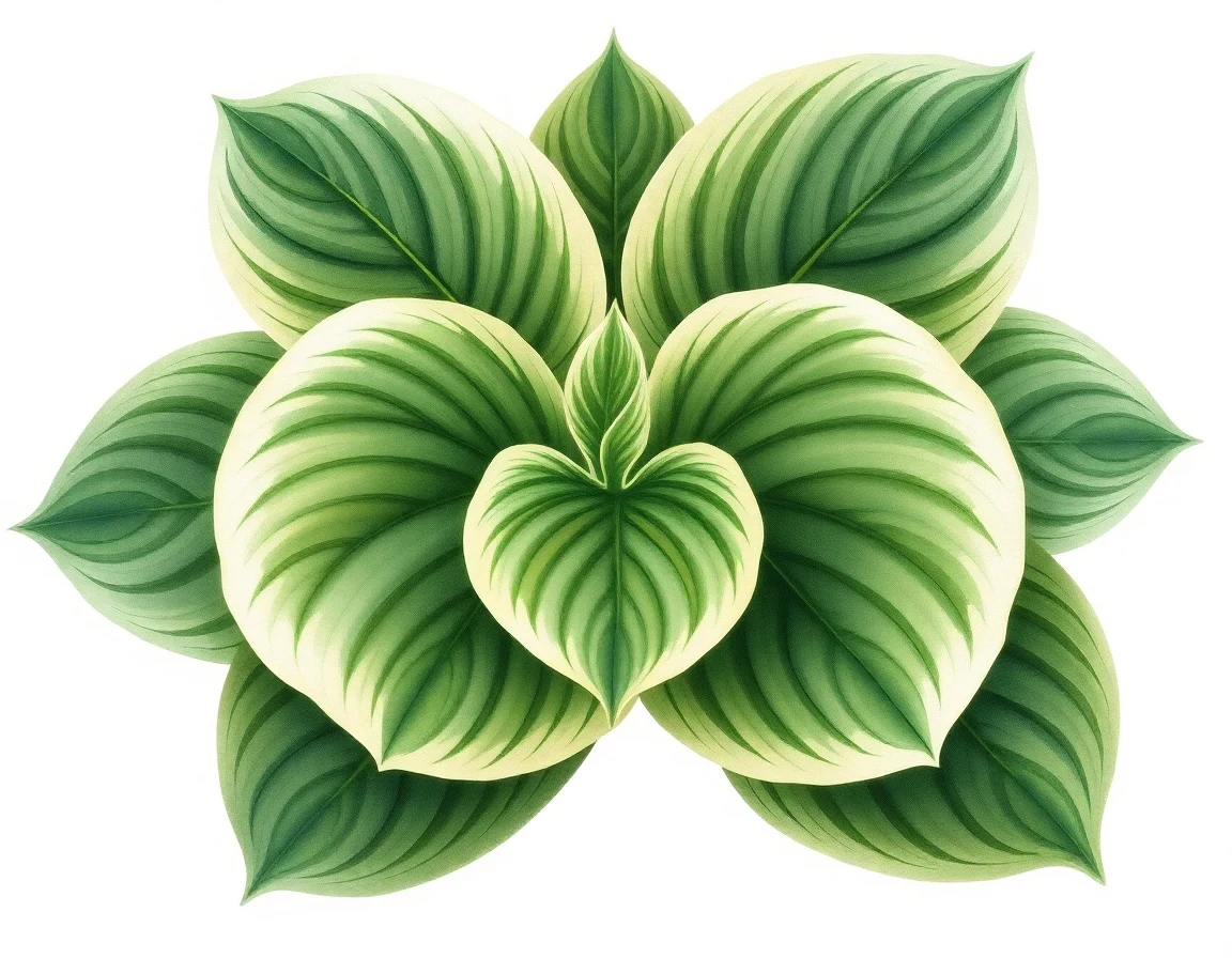 Hosta 'Alaskan Halo'