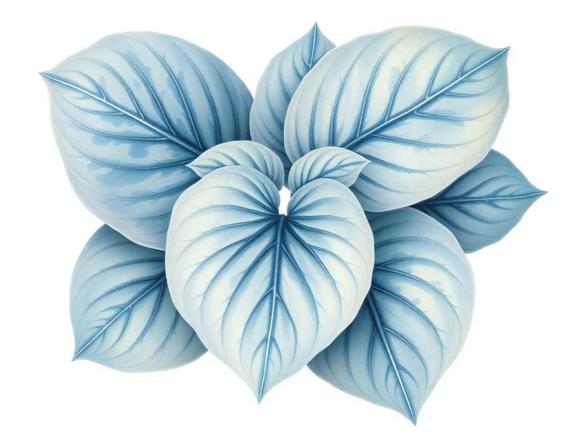 Hosta 'Babbling Brook'
