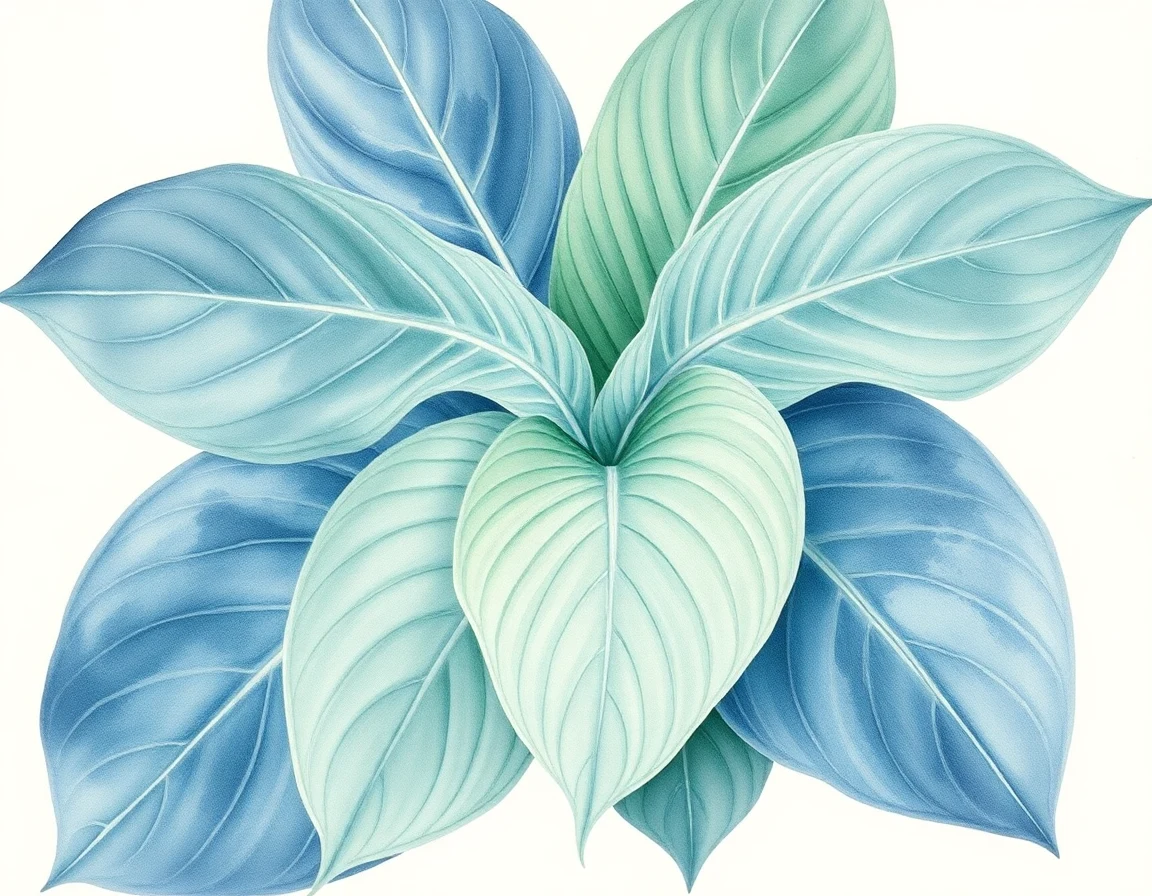 Hosta 'Bam Bam Blue'