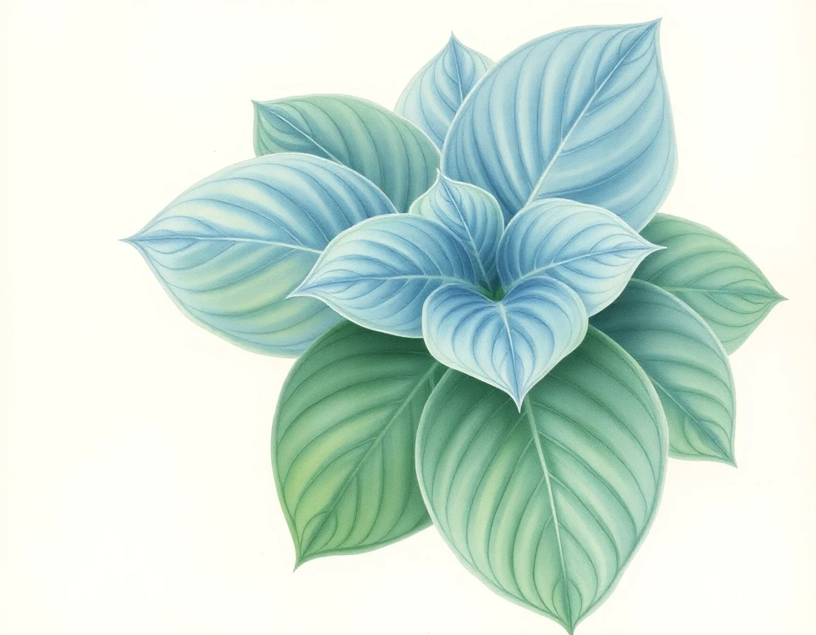 Hosta 'Birdbeak'