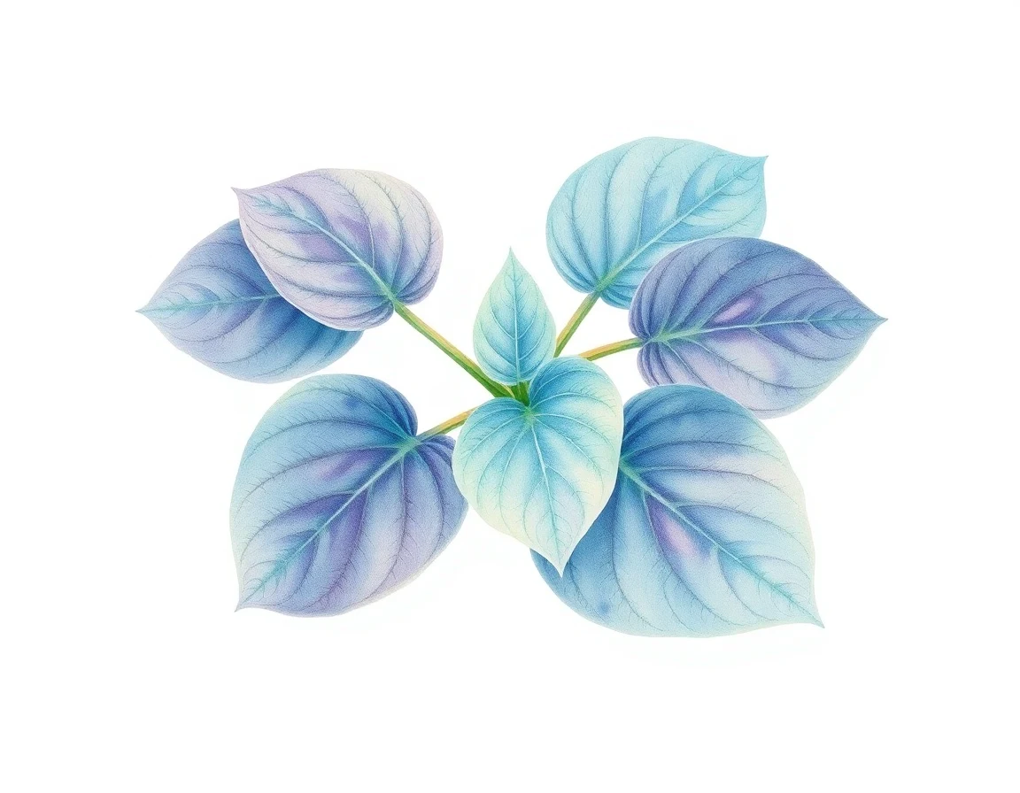 Hosta 'Black and Blue'