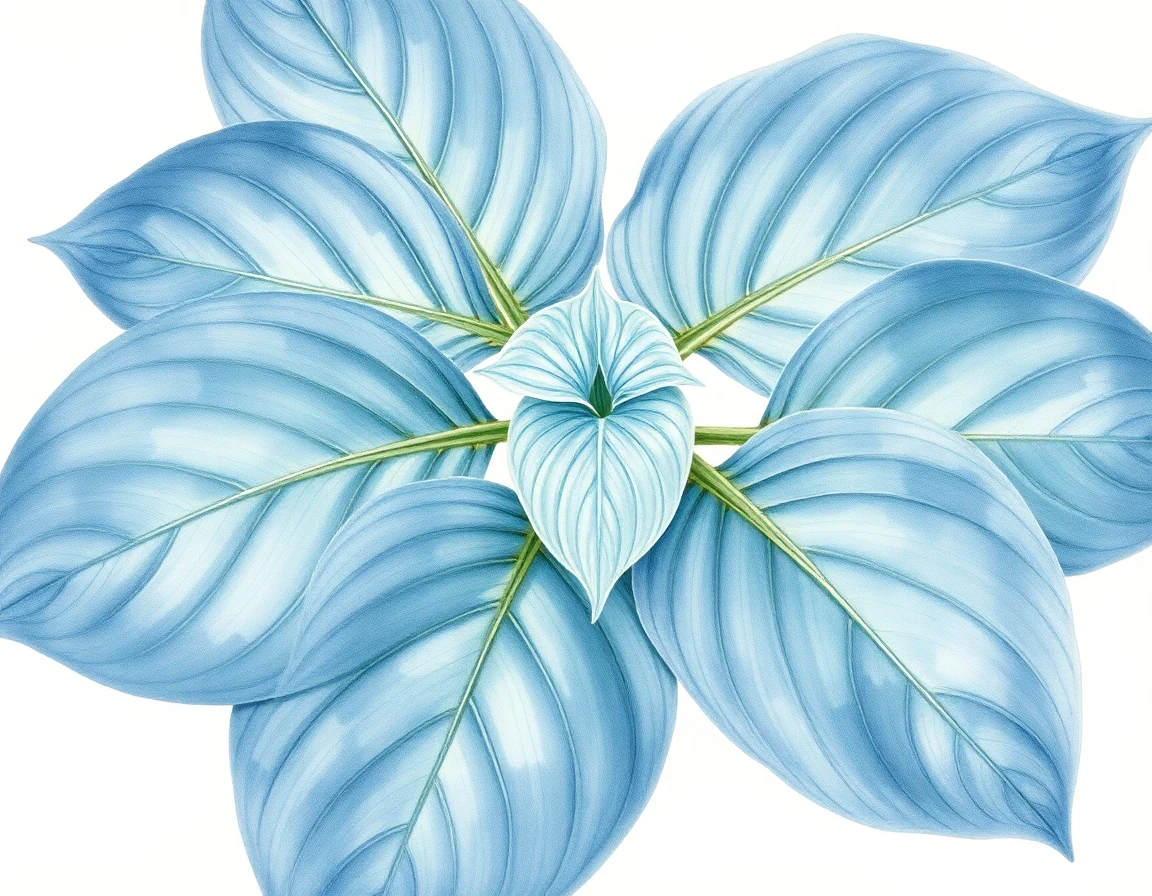 Hosta 'Blue Piecrust'