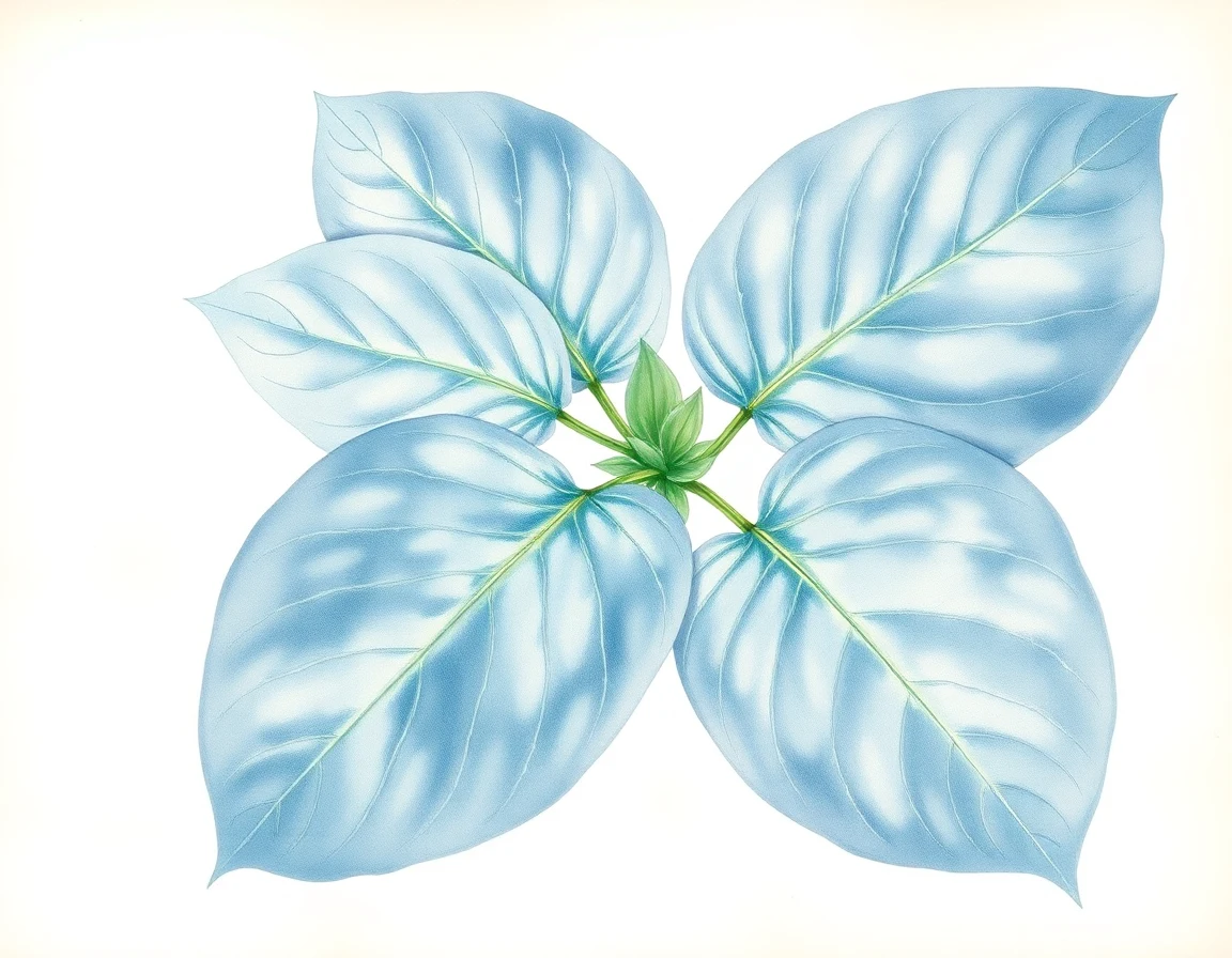 Hosta 'Blue Suede Shoes'