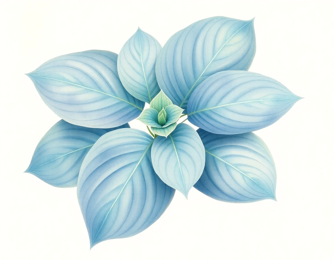 Hosta 'Blueberry Patch'