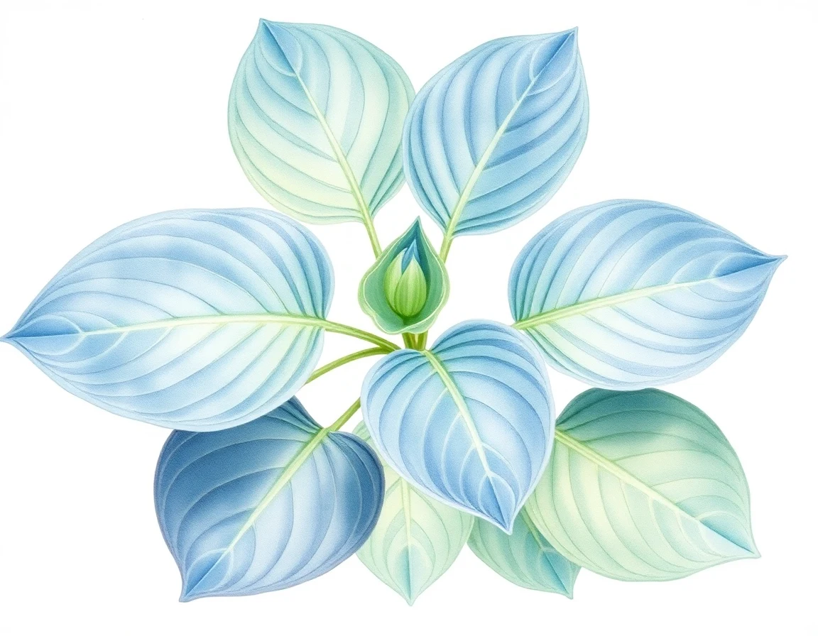 Hosta 'Blueberry Tart'