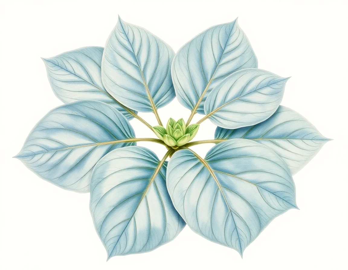 Hosta 'Blueberry Waffles'