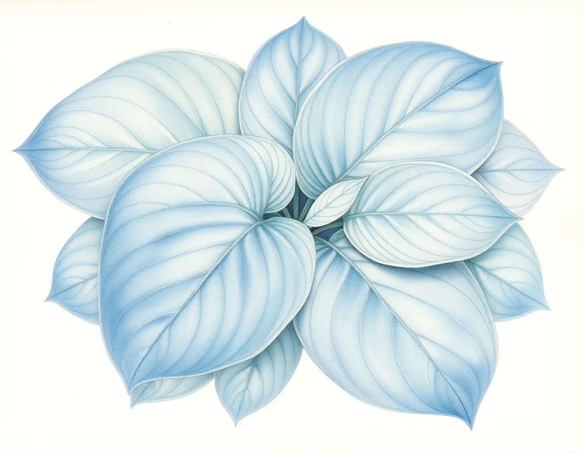 Hosta 'Bluer than Blue'