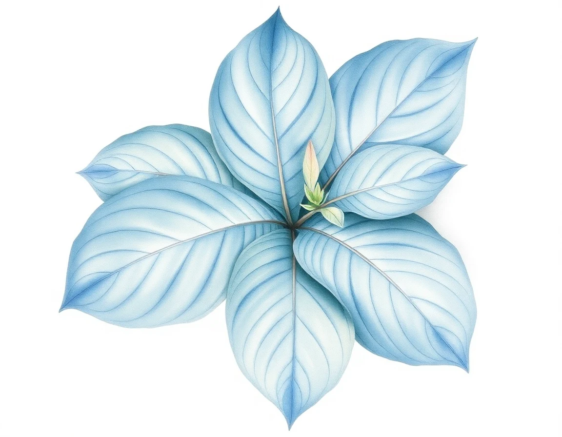 Hosta 'Blues in the Night'