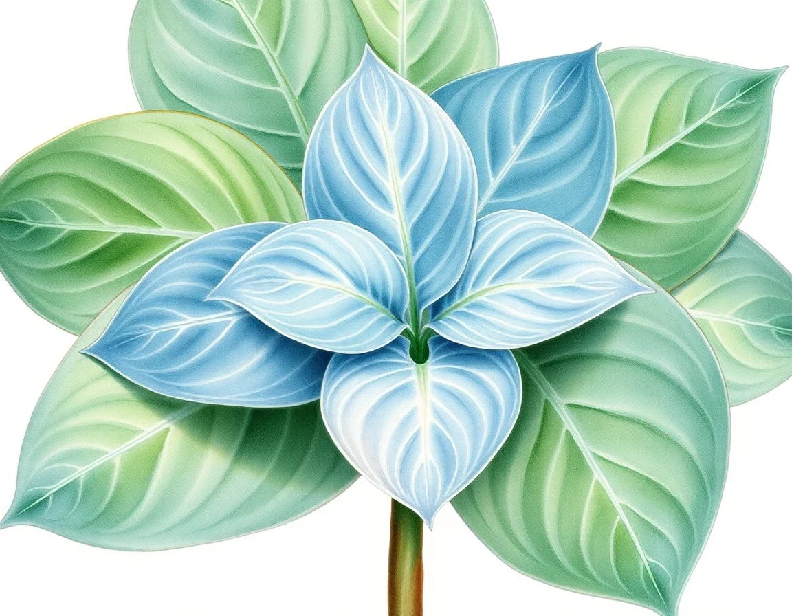 Hosta 'Celestial Lightning'