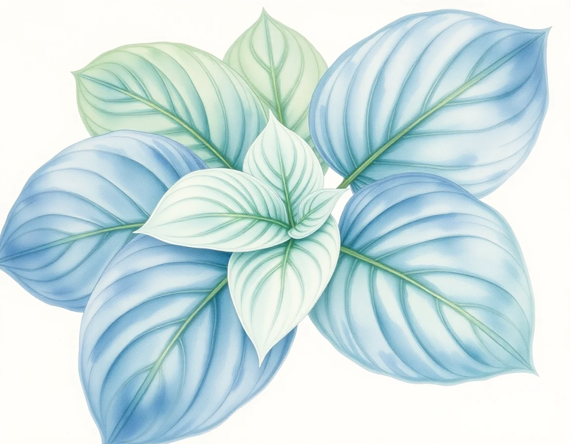 Hosta 'Clifford's Forest Fire'