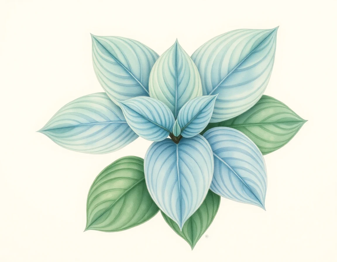Hosta 'Cosmic Mad Scientist'