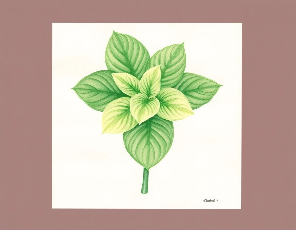 Hosta 'Count Dracula'