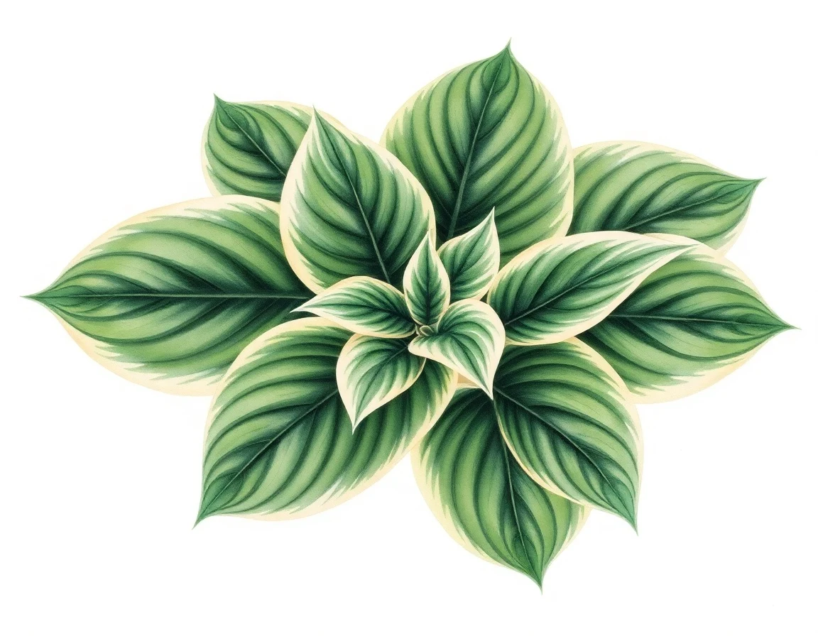 Hosta 'Country Gentleman'