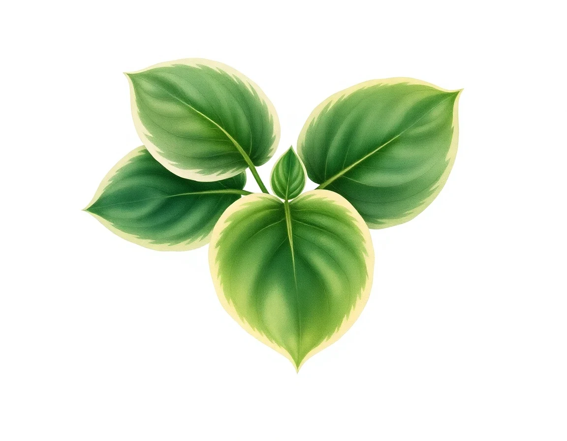 Hosta 'Crown Jewel'