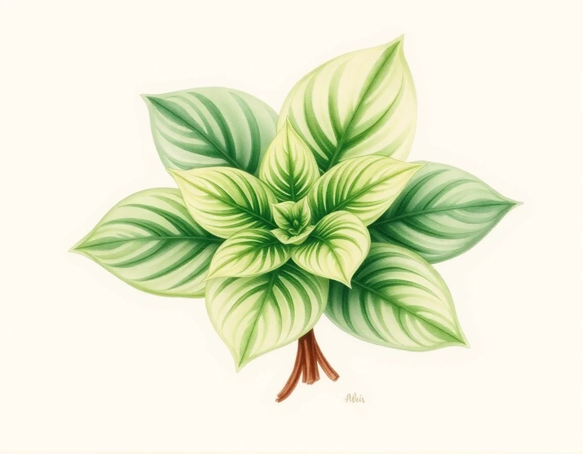 Hosta 'Cyclone Wrestling'