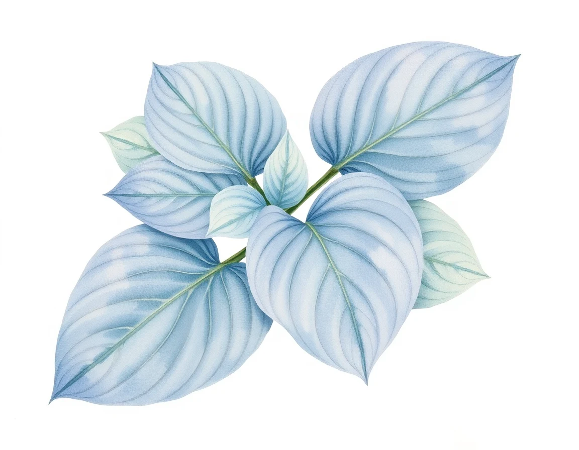 Hosta 'Electric Blue'