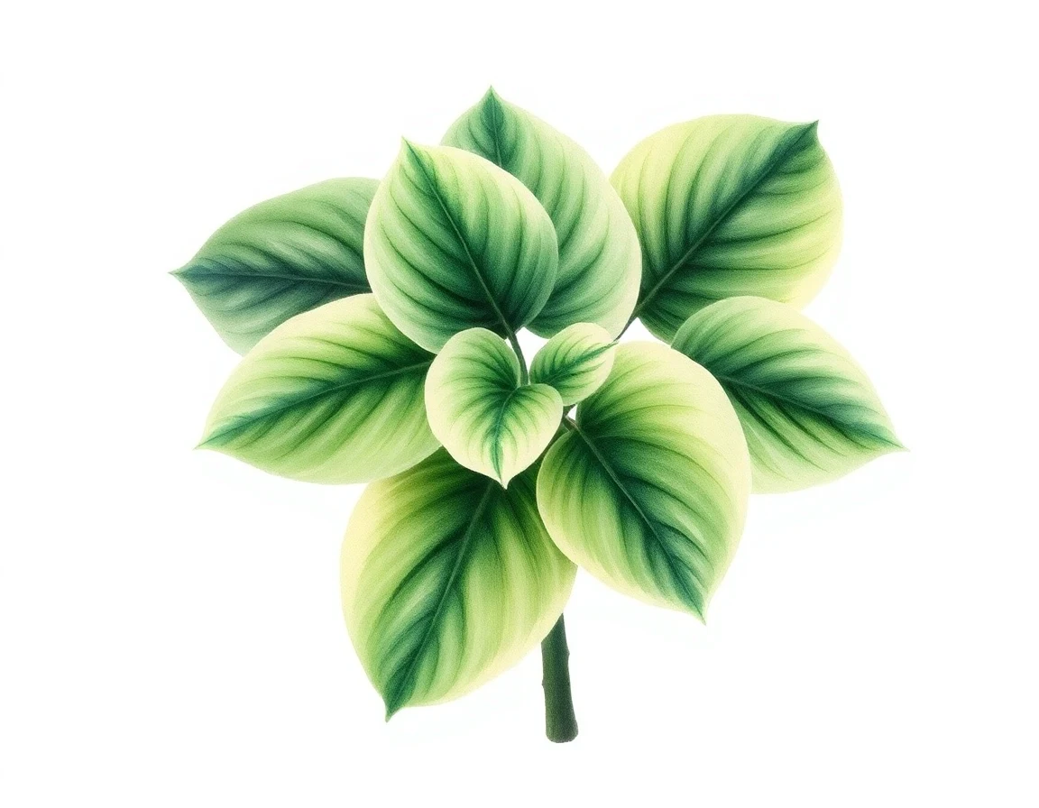 Hosta 'Fireworks'