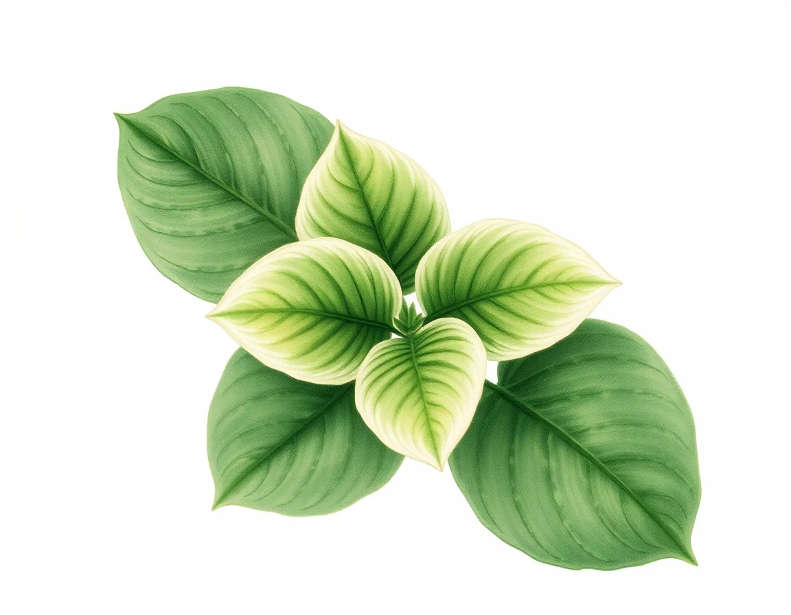 Hosta 'Forest Fireworks'