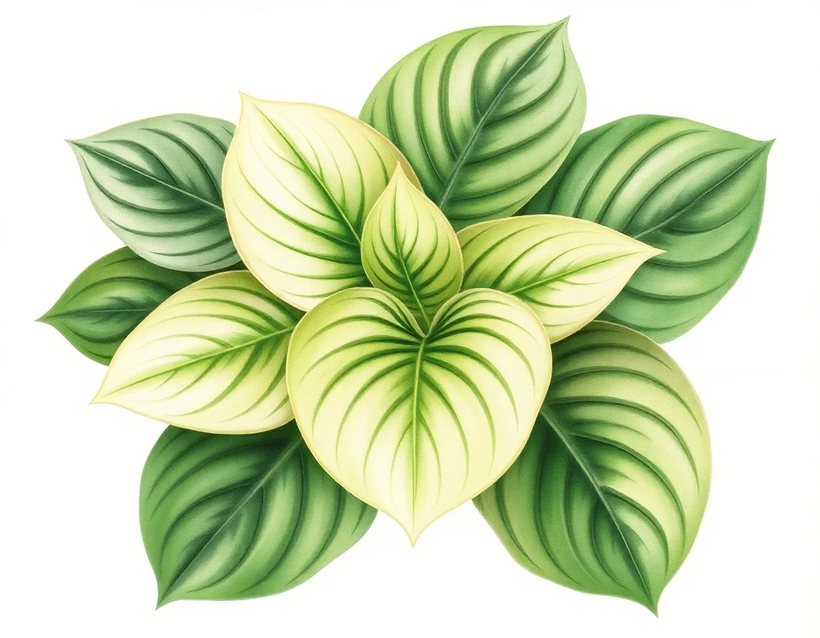 Hosta 'Foxfire Green Lantern'