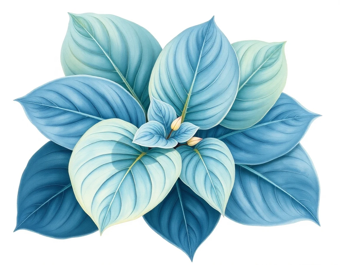 Hosta 'Foxfire Irish Moon'