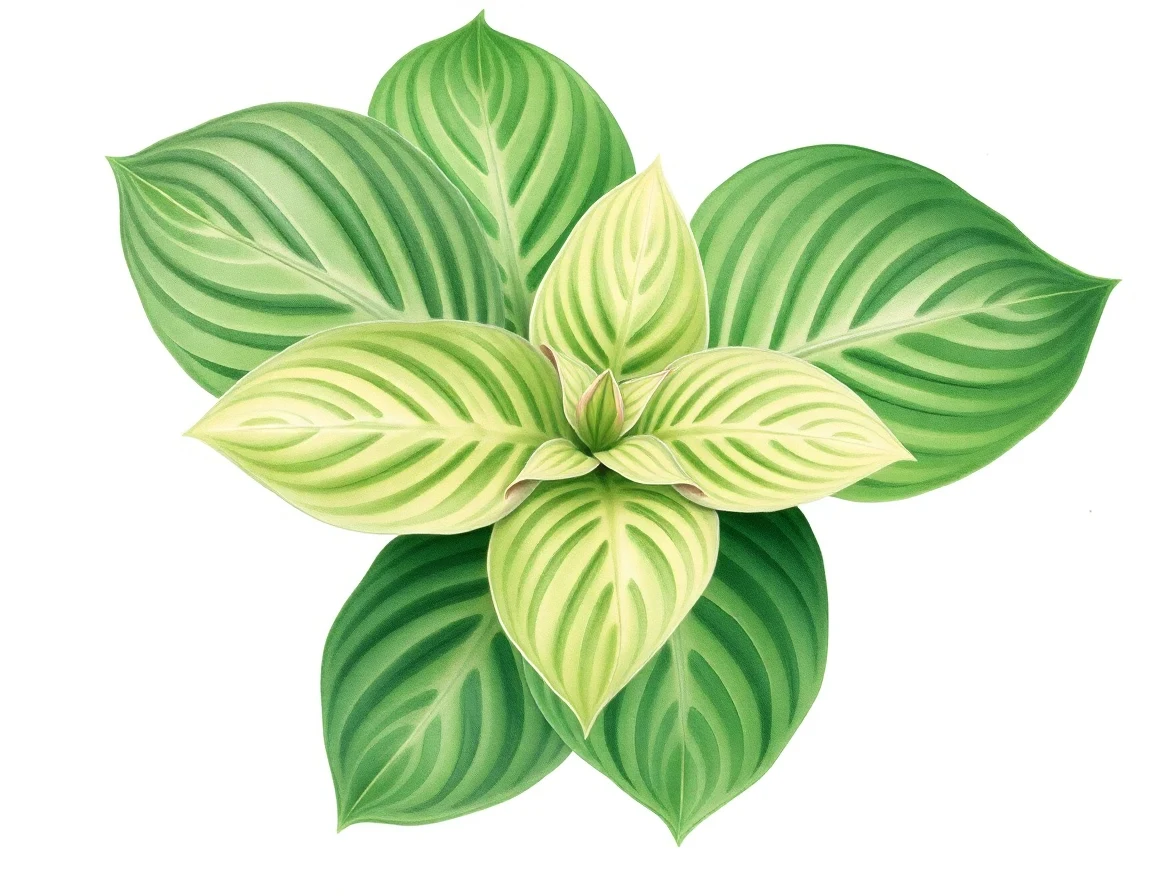 Hosta 'Galactic Starburst'
