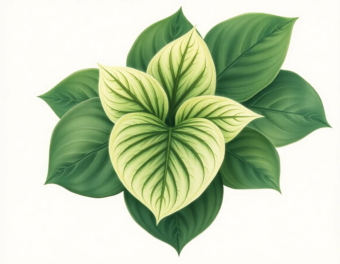 Hosta 'Game Boy'