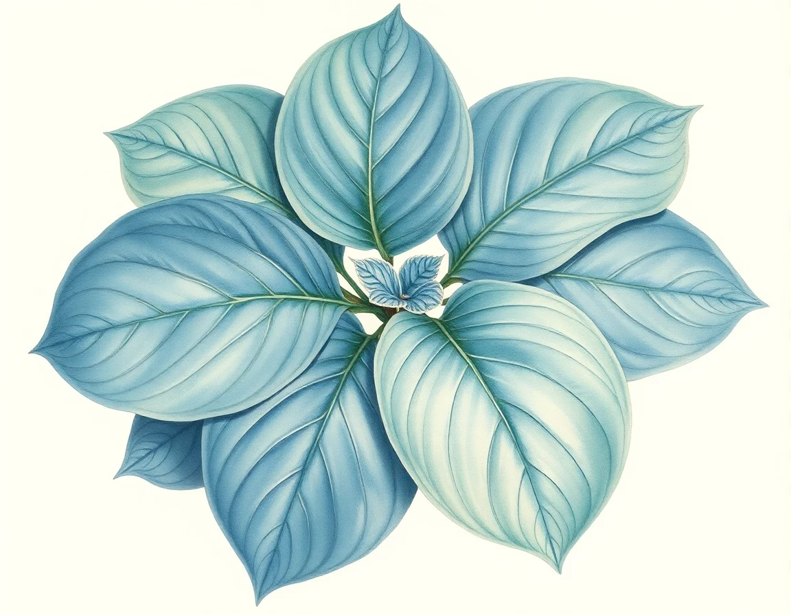 Hosta 'Glacial Towers'