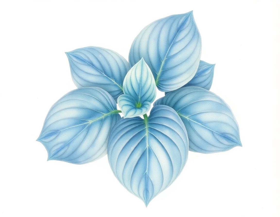 Hosta 'Glacier Cascade'