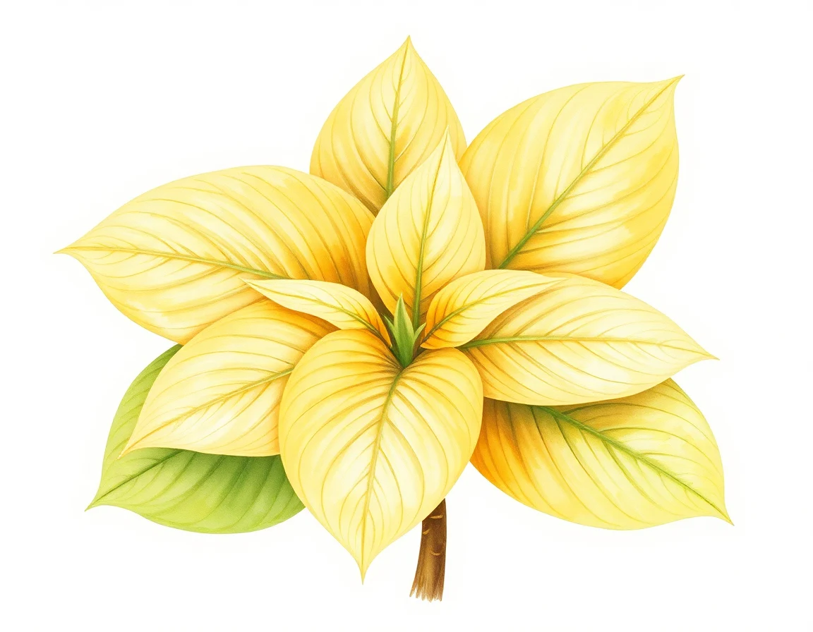 Watercolor illustration of Hosta 'Great Village'