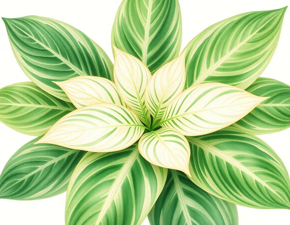 Hosta 'Foxfire Green Lantern'