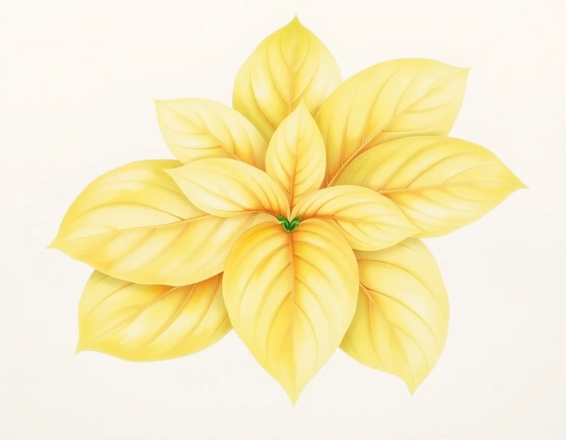 Watercolor illustration of Hosta 'Heaven Scent'