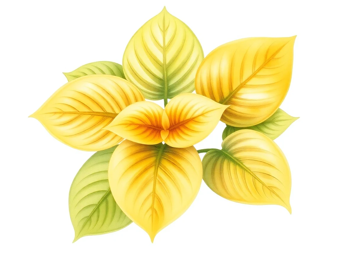 Watercolor illustration of Hosta 'Iowa Moon'