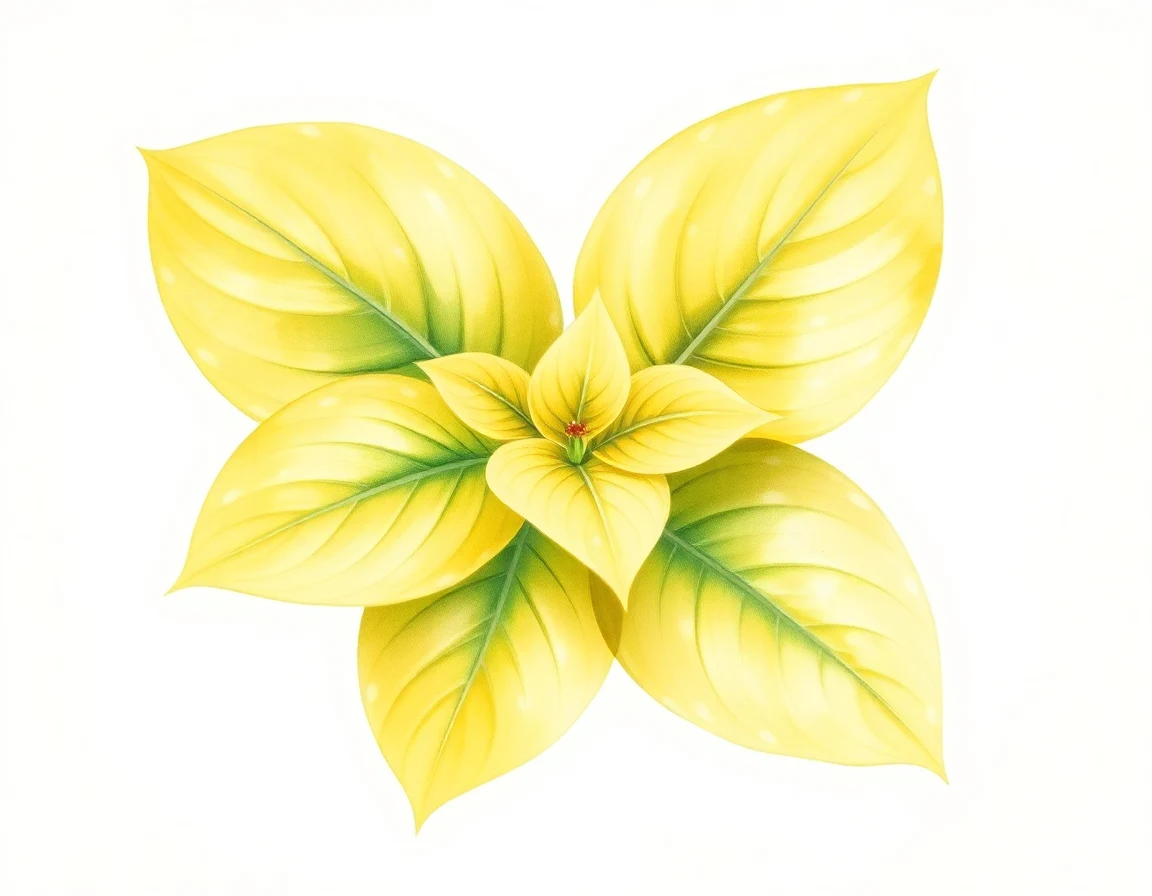 Watercolor illustration of Hosta 'Long Meadow'