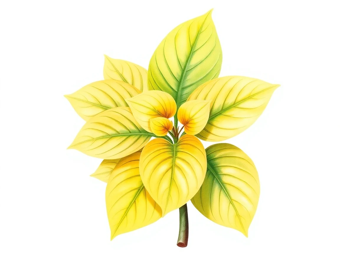 Watercolor illustration of Hosta 'Main Event'