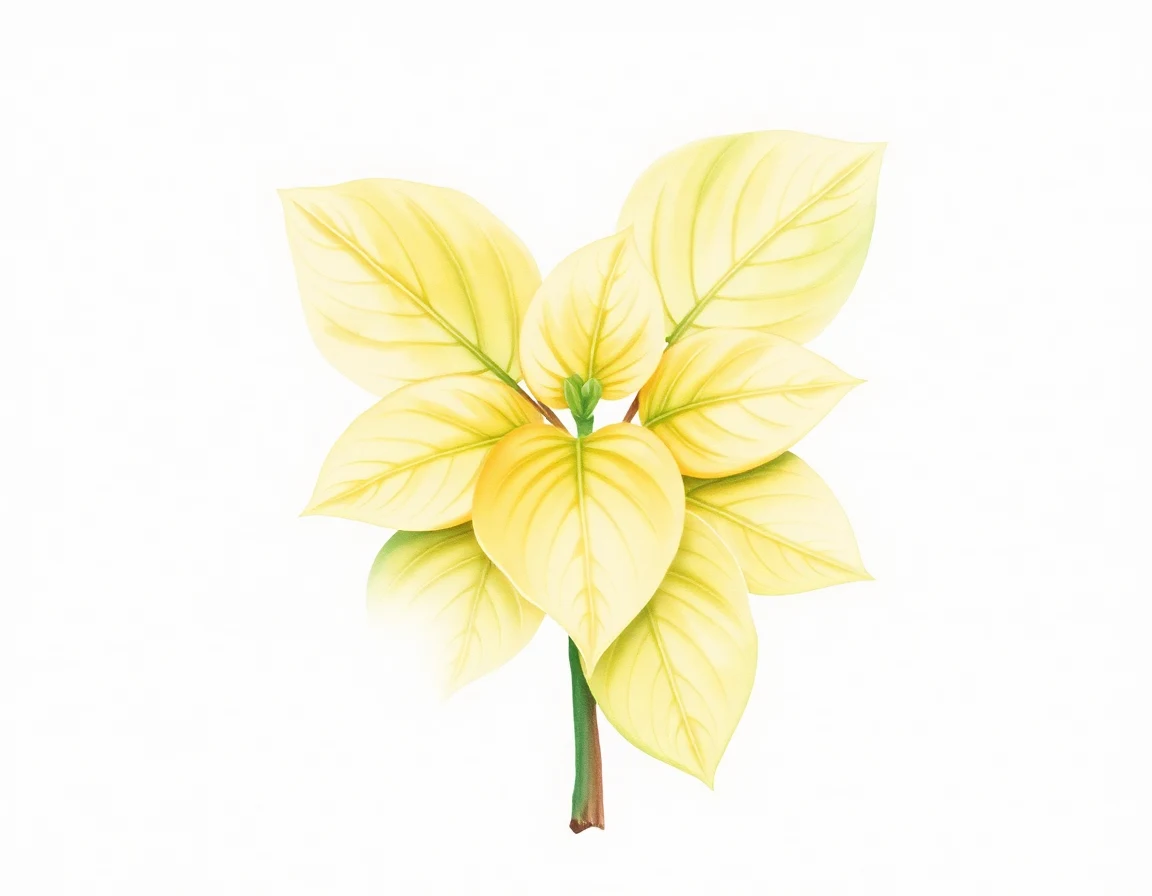 Watercolor illustration of Hosta 'My Laura'