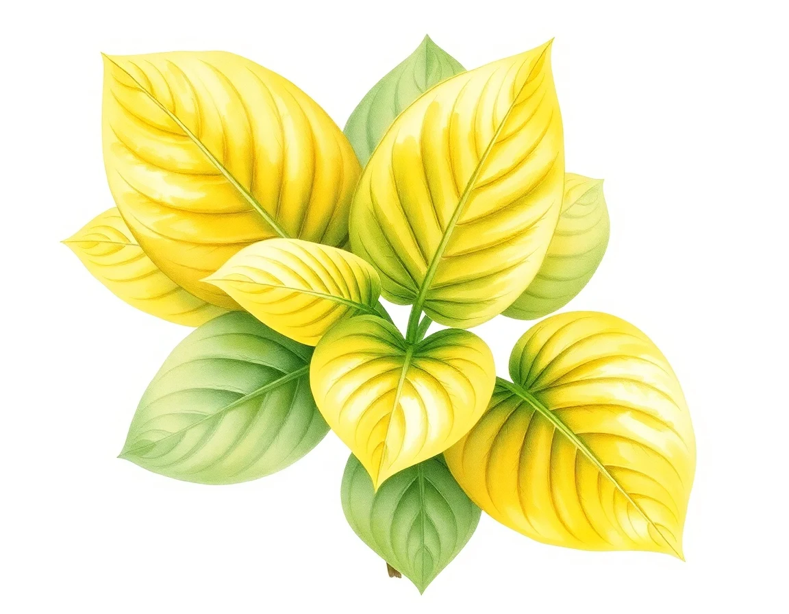 Watercolor illustration of Hosta 'Ohh! Viola'