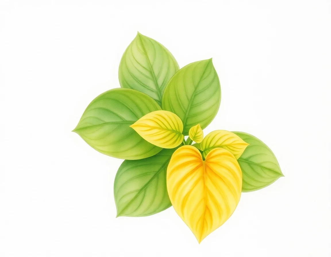 Watercolor illustration of Hosta 'Prestige and Promise'