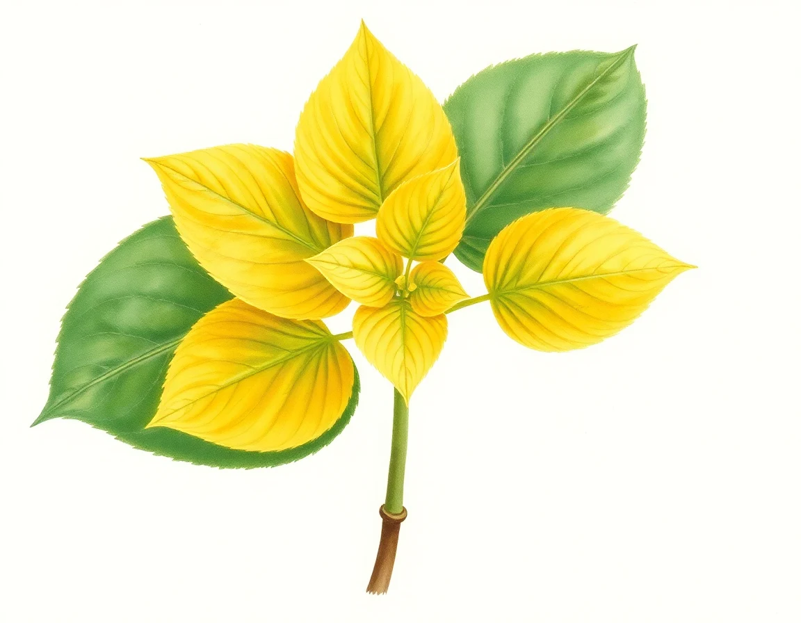 Watercolor illustration of Hosta 'Sight for Sore Eyes'