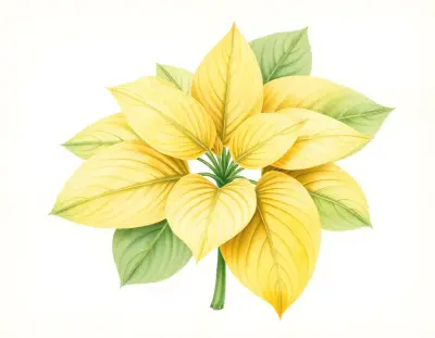 AI-generated watercolor illustration of Hosta 'Academy Ametrine' (not a photograph)