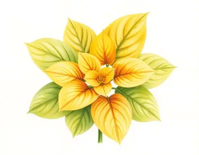 AI-generated watercolor illustration of Hosta 'Academy Blushing Recluse' (not a photograph)
