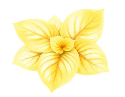 AI-generated watercolor illustration of Hosta 'Academy Lime Vuvuzela' (not a photograph)
