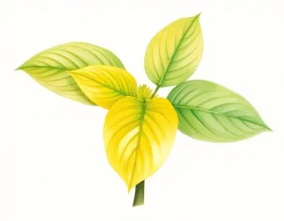 AI-generated watercolor illustration of Hosta 'Aladdin's Lamp' (not a photograph)