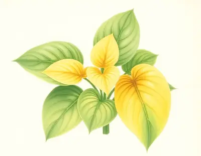 AI-generated watercolor illustration of Hosta 'Alan Titchmarsh' (not a photograph)
