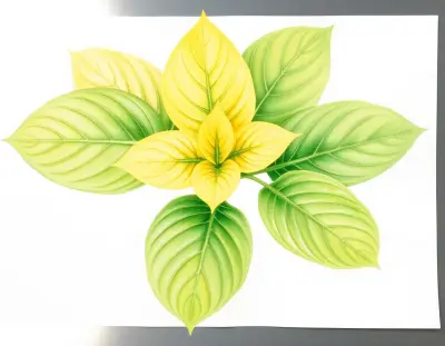AI-generated watercolor illustration of Hosta 'Alison' (not a photograph)