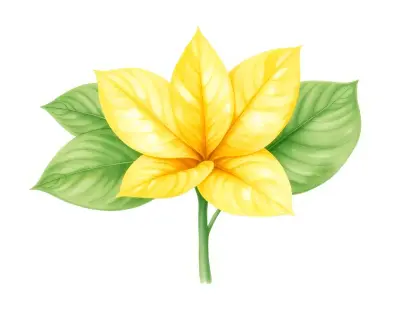 AI-generated watercolor illustration of Hosta 'Aztec Treasure' (not a photograph)
