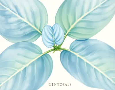 AI-generated watercolor illustration of Hosta 'Big Pizza Pie' (not a photograph)