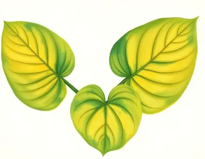 AI-generated watercolor illustration of Hosta 'Birchwood Gold' (not a photograph)