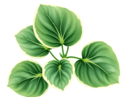 AI-generated watercolor illustration of Hosta 'Bob Koffler' (not a photograph)